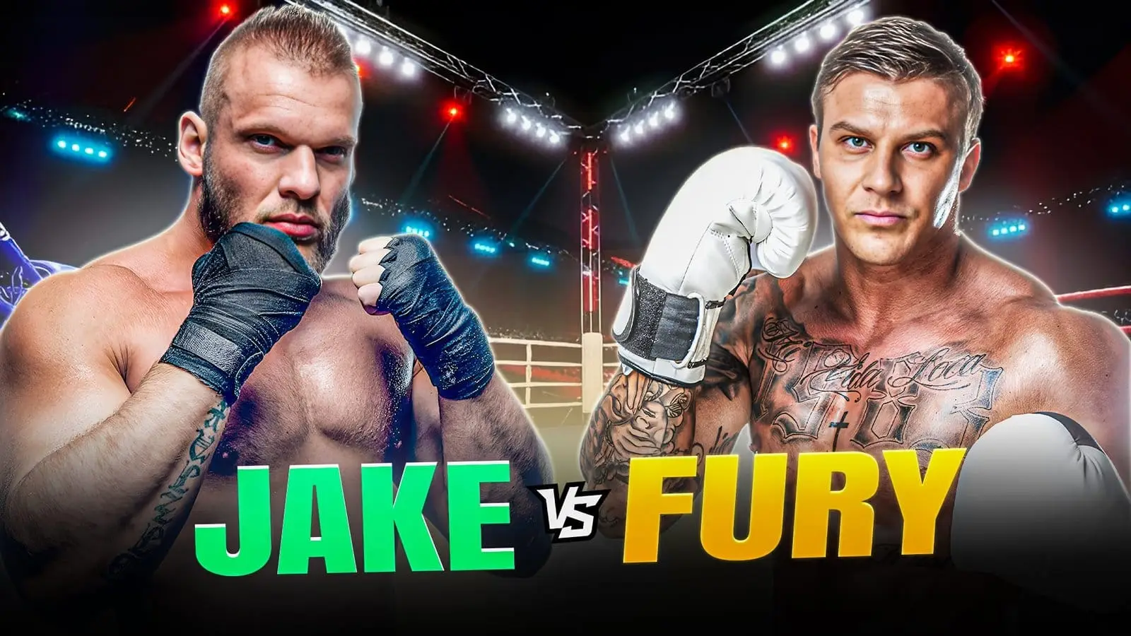 two boxer in ring during the match jake/fury