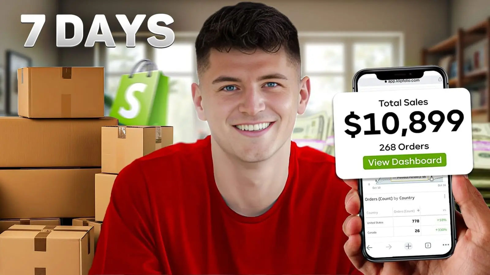 entrepreneur share his story on shopifyy success
