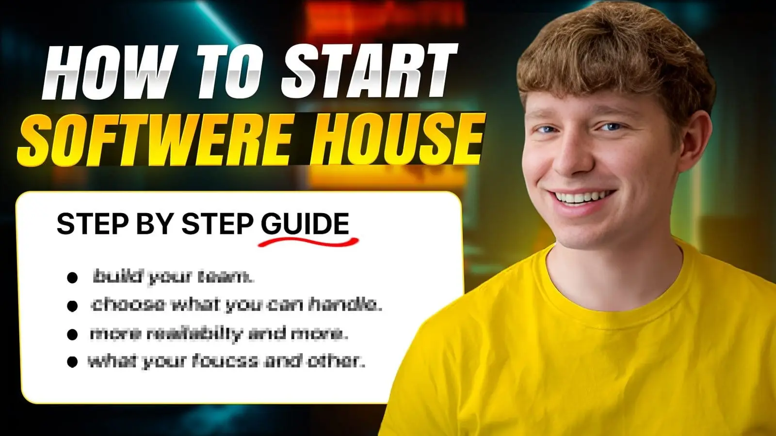 Start a Software House – Full Beginner’s Guide (2025)